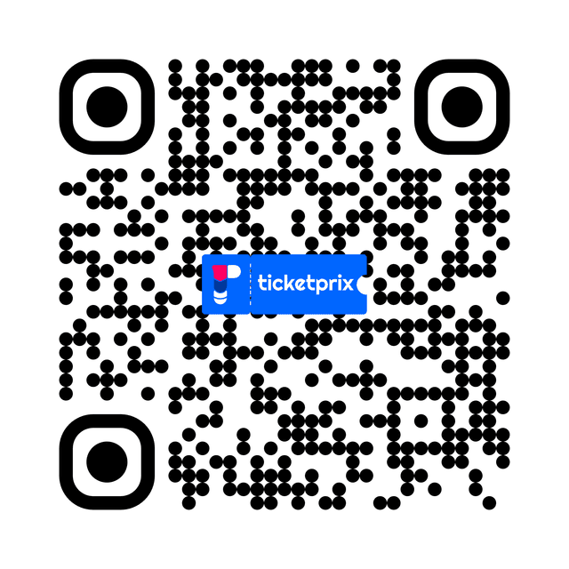Sample ticketprix branded QR code for a cricket trials event